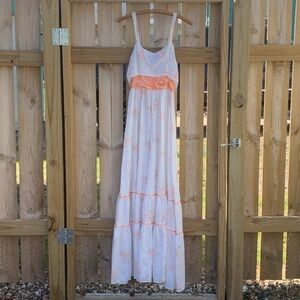 Vintage Jody of California Floral Maxi Dress Size 11 (fits like a Small/Medium)